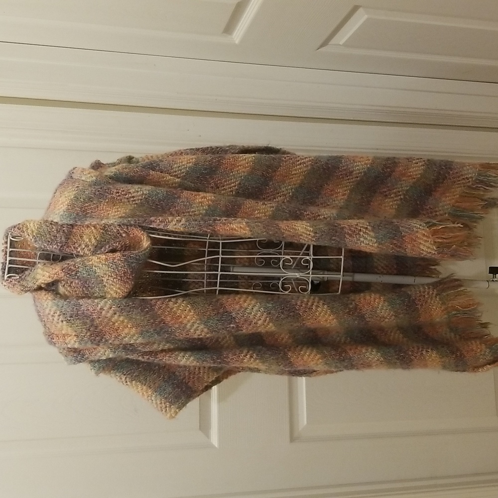 Hand crafted cape and neck scarf duo. Made in Ireland.